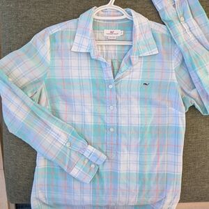 Vineyard Vines Plaid Button-Up Shirt
